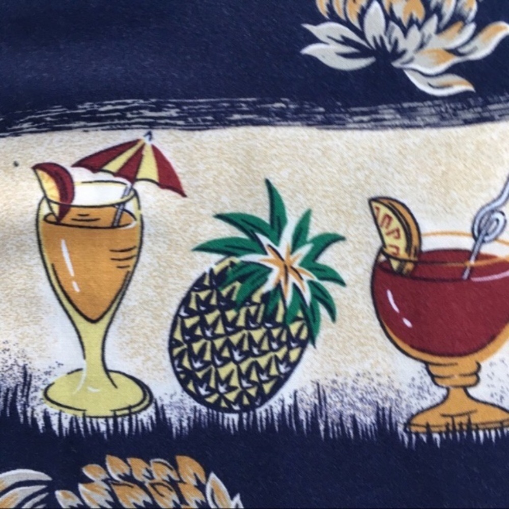 Pierre Cardin Hawaiian short sleeve shirt XL - Picture 3 of 6